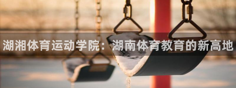 MK体育官网下载是干嘛的公司：湖湘体育运动学院：湖南