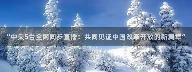 833体育直播在线观看：“中央5台全网同步直播：共同见证中国改革开放的新篇章”